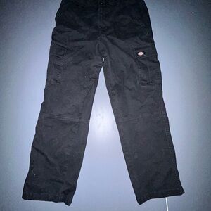 Woman’s Dickies Black Cargo Pants